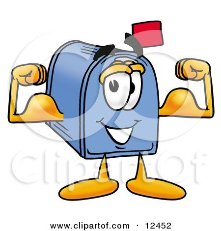 12452-Clipart-Picture-Of-A-Blue-Postal-Mailbox-Cartoon-Character-Flexing-His-Arm-Muscles.jpg