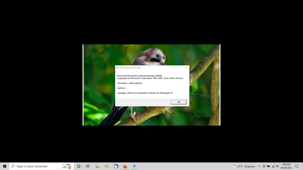 Message erreur  Machine Debug Manager juin 2022.png